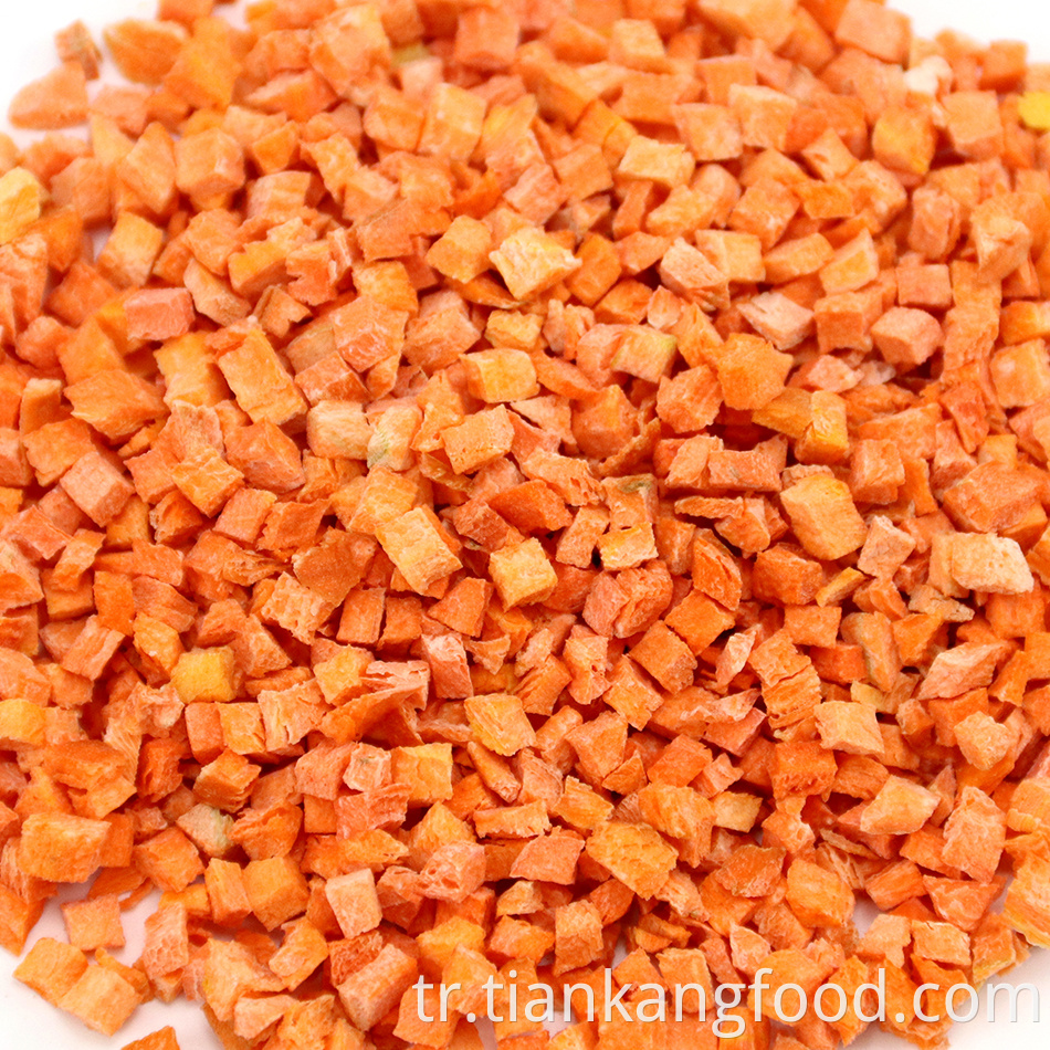 Premium dehydrated carrots